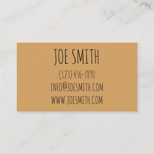 フライドチキンレッグドラムスティックソウル食品グルメシェフ 名刺 (裏面)