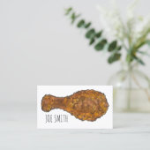 フライドチキンレッグドラムスティックソウル食品グルメシェフ 名刺 (スタンド正面)