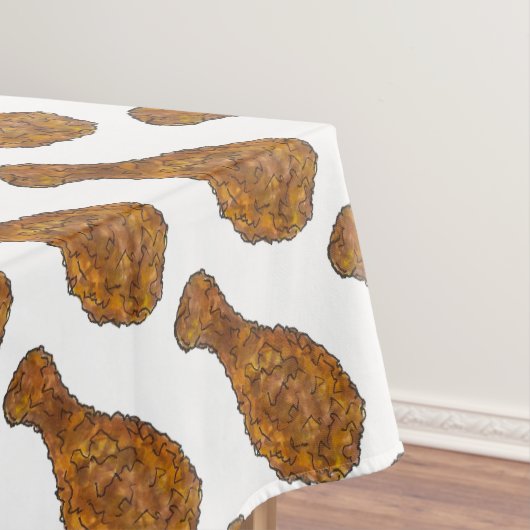 フライドチキンレッグドラムスティック調理店 テーブルクロス (インサイチュ)