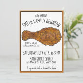 フライドチキンレッグピクニッククックアウトファミリー懇親会 招待状 (スタンド正面)