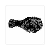 フライドチキンレッグピクニックソウルフードドラムスティック ラバースタンプ (インプリント)