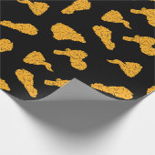 フライドチキン好きファーストフード ラッピングペーパー (角)