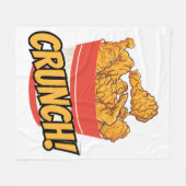 フライドチキン フリースブランケット (正面(横))