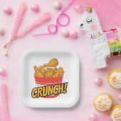 フライドチキン ペーパープレート (パーティー)