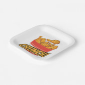 フライドチキン ペーパープレート (傾斜あり)