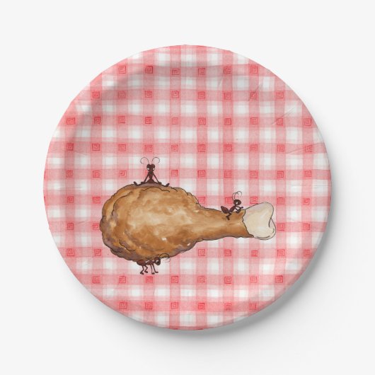 フライドチキン ペーパープレート (正面)