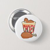 フライドチキン 缶バッジ (正面&裏面)