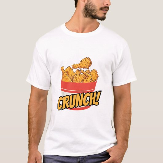フライドチキン Tシャツ (正面)