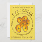 フライドプランテンズジャマイカカリブのーフードフェスティバル 招待状 (正面)