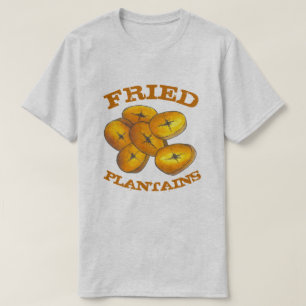 フライドプランテンズバナナズジャマイカカリブのイジーヌ Tシャツ