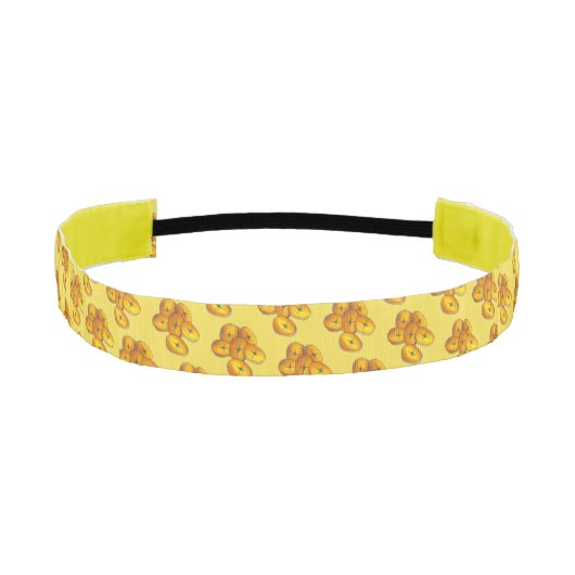 フライドプランテーン料理バナナプエルトリカフード アスレチックヘッドバンド (正面)