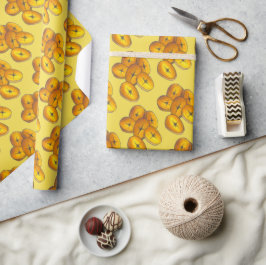 フライドプランテーン料理バナナプエルトリカフード ラッピングペーパー