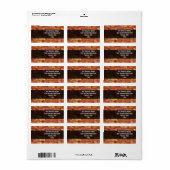 フライドベーコンストリップ ラベル (フルシート)