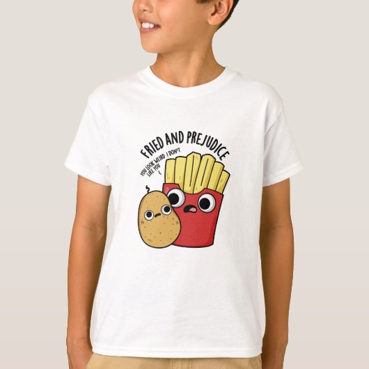 フライドポテトおもしろいパン Tシャツ (正面)