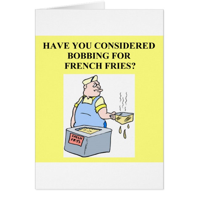 フライドポテトのために振れること (正面)