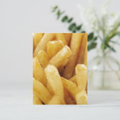 フライドポテトのフランスのクローズアップ ポストカード (スタンド正面)