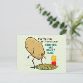 フライドポテトの作り方 ポストカード (スタンド正面)