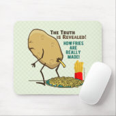 フライドポテトの作り方 マウスパッド (マウス)