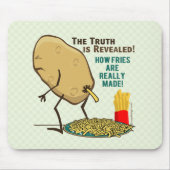 フライドポテトの作り方 マウスパッド (正面)