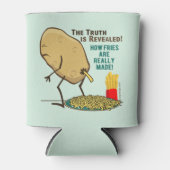 フライドポテトの作り方 缶クーラー (正面)