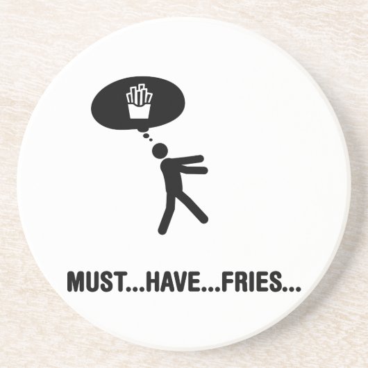 フライドポテトの恋人 コースター (正面)