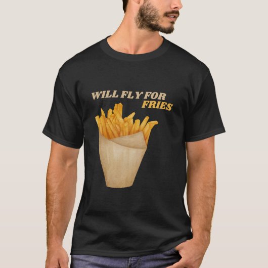 フライドポテト大好き Tシャツ (正面)