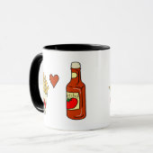 フライドポテト愛ケチャップ マグカップ (正面左)