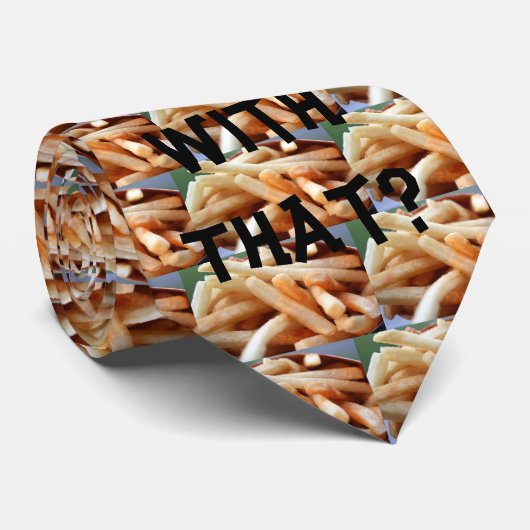 フライドポテト食べる?タイ ネクタイ (ロール)