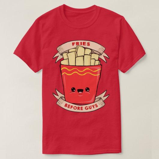 フライドポテト Tシャツ (デザイン正面)