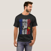 フライドポンムフリフランスのットの登録の場所 Tシャツ (正面フル)