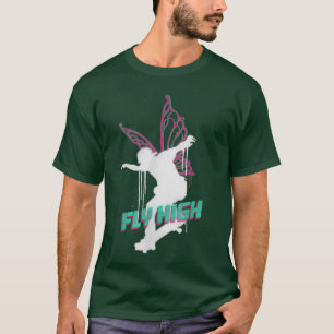 フライハイスプレイ絵を描フェアリースケーターAC Tシャツ