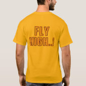 フライハイティー – 限界を超えて高く舞う Tシャツ (裏面)
