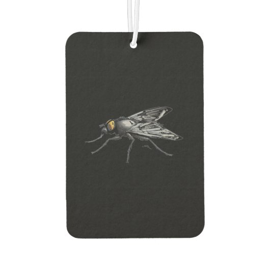 フライバディの巨人がブラックカーの空気清浄機をフライ カーエアーフレッシュナー (裏面)