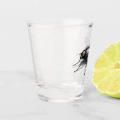 フライバディの巨大なフライショットガラス ショットグラス (左)