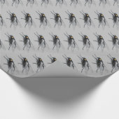 フライバディグレイ光沢ラッピング紙 ラッピングペーパー (角)