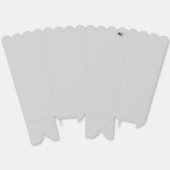 フライバディ灰色のポップコーンの箱 フェイバーボックス (見開き)