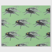 フライバディ緑マットラッピング紙 ラッピングペーパー (フラット)