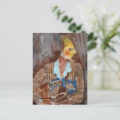 フライバード混合媒体 ポストカード (スタンド正面)