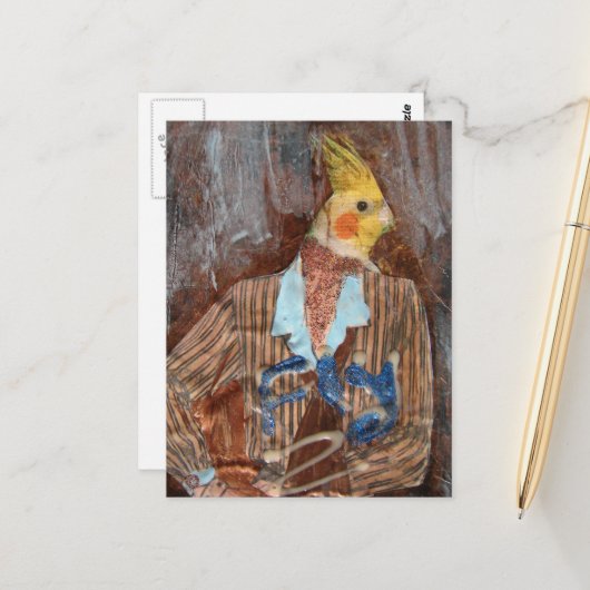 フライバード混合媒体 ポストカード (正面/裏面インサイチュ)