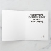 フライパパ折り畳み父の日帰りグリーティングカード カード (内部)