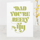 フライパパ折り畳み父の日帰りグリーティングカード カード (黄色い花)