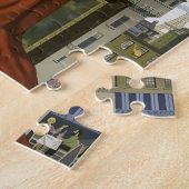 フライパリフランスヴィンテージ旅行ポスター ジグソーパズル (側面)