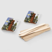 フライパリフランスヴィンテージ旅行ポスター ハンドファン (組立なし)