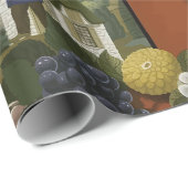 フライパリフランスヴィンテージ旅行ポスター ラッピングペーパー (ロールコーナー)