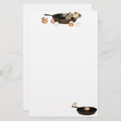 フライパンとチックス 便箋 (正面/裏面)