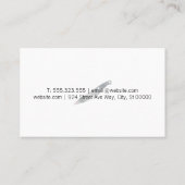 フライパンと食べ物 名刺 (裏面)