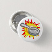 フライパンのGurlのフライパン 缶バッジ (正面&裏面)