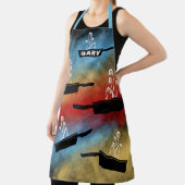 フライパンパーソナライズされたキッチン エプロン (インサイチュ)