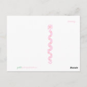 フライパン葉書 –  ポストカード (裏面)