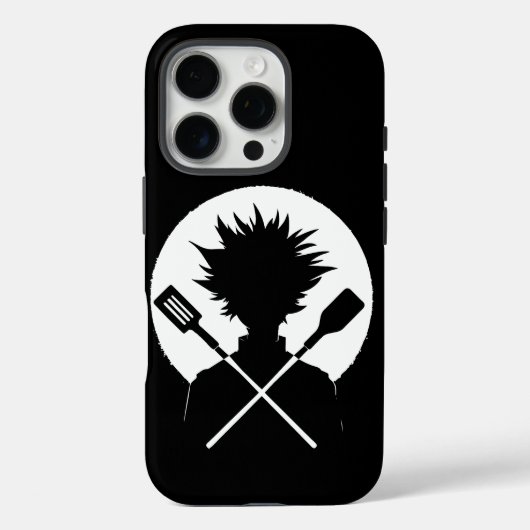 フライパン返しが得意なクレイジーシェフ Case-Mate iPhoneケース (裏面)